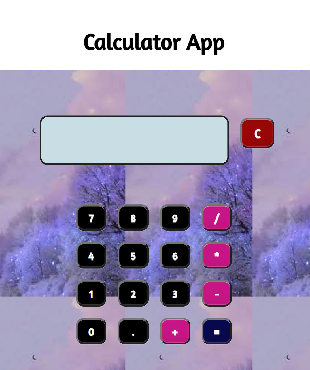 calculator project